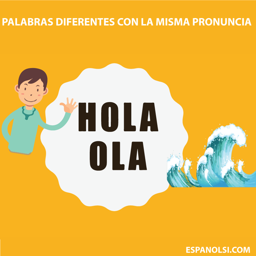 ola y hola - la misma pronuncia
